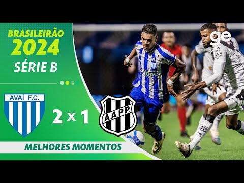 Gols e lances de Avaí x Ponte Preta