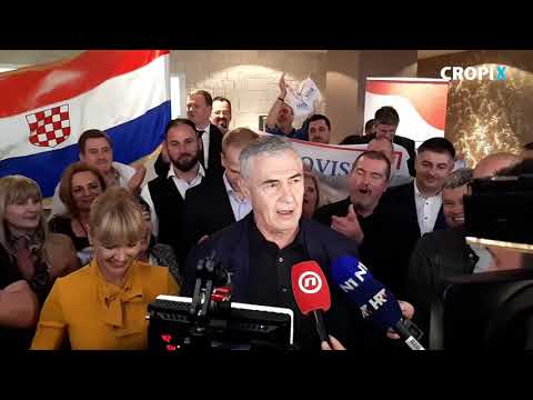 Zeljko Glasnovic daje izjavu za medije nakon izbornih rezultata