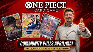 One Piece TCG Community Pulls  🔥 Buys, Pulls und Grades aus Mai und April !