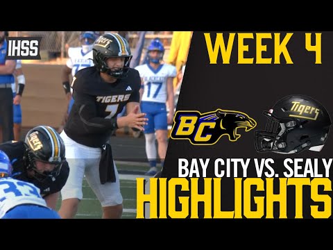 Sealy Tigers Dominate Bay City in a 35-7 Victory!