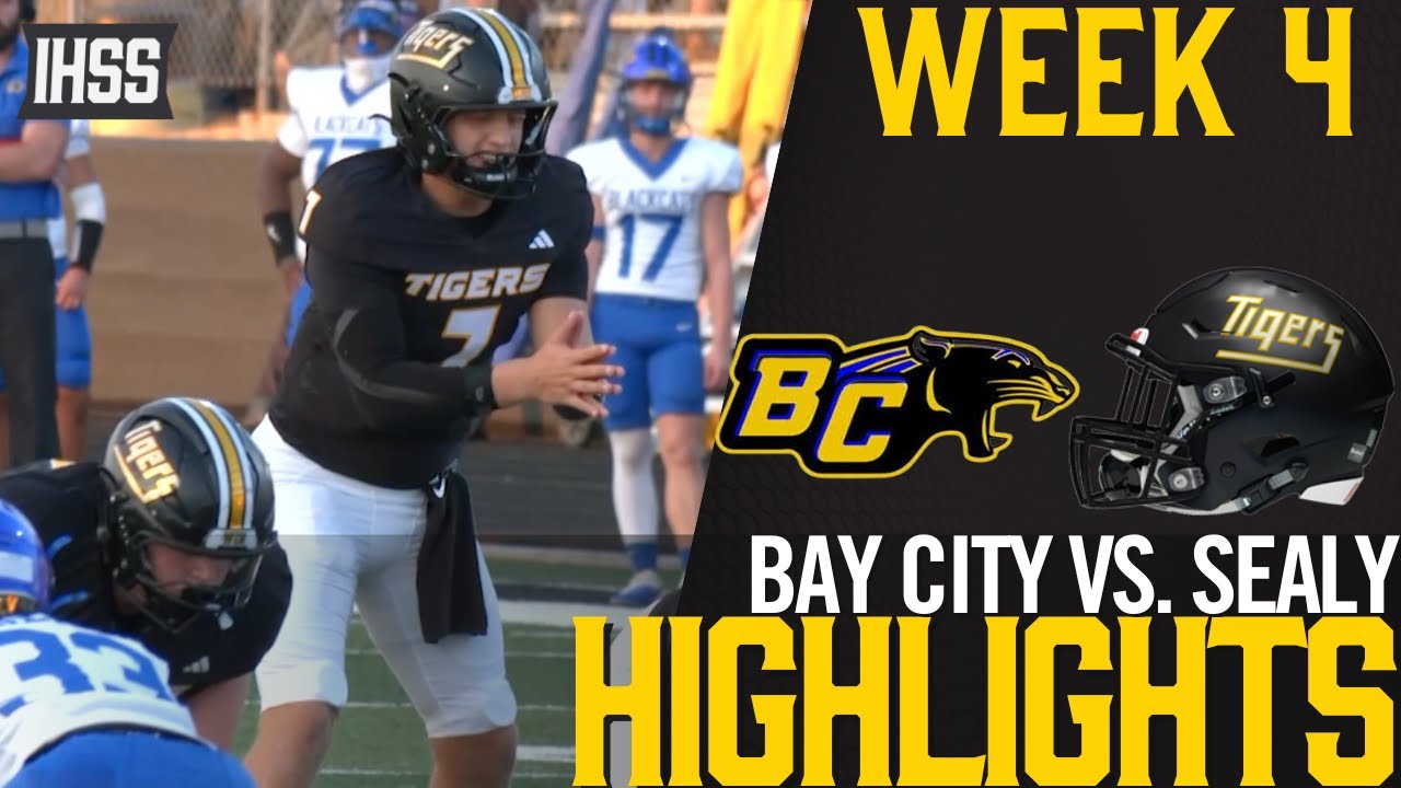 Sealy Tigers Dominate Bay City in a 35-7 Victory!