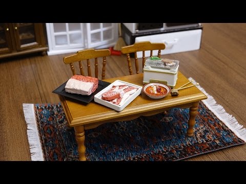 RE MENT Miniature stove cooking ミニチュア リーメント 장난감 Video