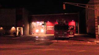 preview picture of video 'Kearny, NJ Mutual Aid Jersey City Engine 8 Ladder 2 Belleville Engine 2 Car-4 responding 1-31-15'