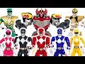 Power Rangers Mighty Morphin 7 Rangers and build a Megazord combine! Go! #DuDuPopTOY