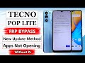 Tecno Pop 5 Lte Frp Bypass Tecno Pop 5 Lte Bd4a Frp Bypass Apps Not Opening Tecno Bd4i Frp Bypass