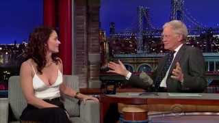 Robin Tunney on Late Show with David Letterman - Feb.03/2015 video