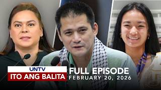 UNTV: Ito Ang Balita | February 20, 2026