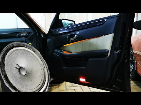 Mercedes E Class Front Door Panel Removal and Door Speaker Replacement (W212)