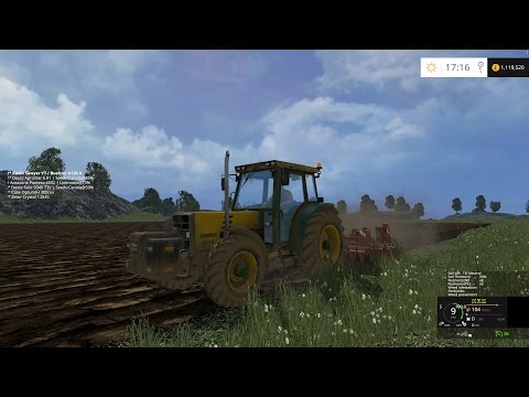 Lets play Farming Simulator 2015, Hagenstedt Map, Ep 12, Ploughing, Cultivating, Spraying