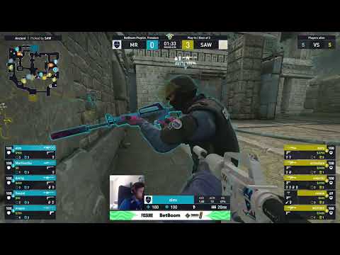 (RU) SAW vs Movistar Riders | map 2 | BetBoom Playlist. Freedom | by @w4yns & @1ukecsgo