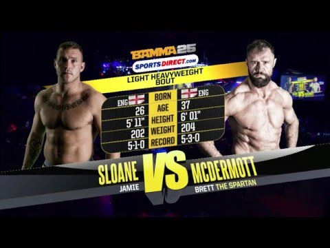 Brett McDermott vs Jamie Sloane full fight