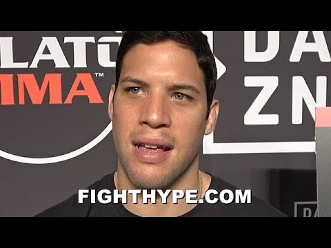 NEIMAN GRACIE TELLS RORY MACDONALD HIS GAME PLAN; NO SURPRISE HE'S TAKING HIM TO THE GROUND