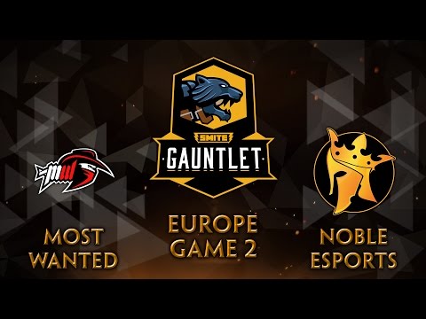 SMITE Pro League NA Gauntlet - Most Wanted vs. Noble Esports (Game 2)