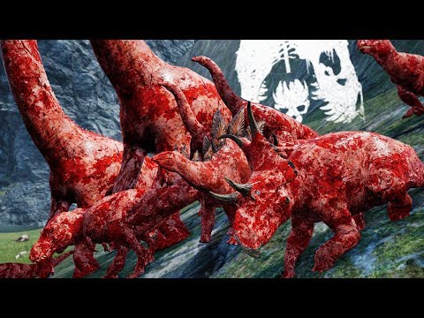 Zombie Dinosaur Invasion!! The Walking Dead Dinosaur! Jurassic Dead | The Isle Event | (PT/BR)