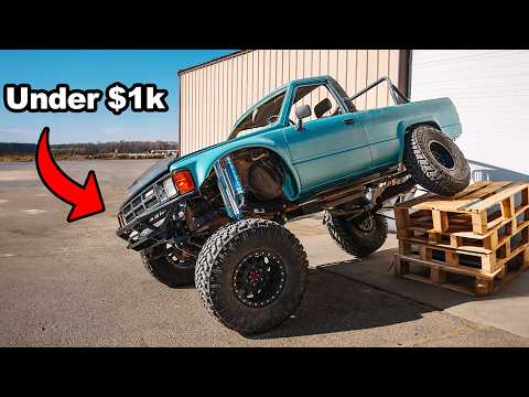 I Built a Budget 4Runner With INSANE Rock Crawler Suspension!