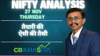 Nifty Elliott Wave Analysis for 27 Nov 2025