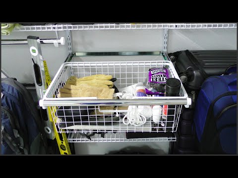 How To Assemble A Rubbermaid Sliding Wire Basket