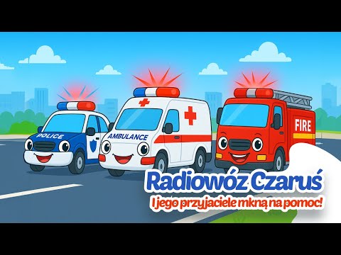 🚓 Radiowóz Czaruś i jego Przyjaciele | Piosenka dla Dzieci