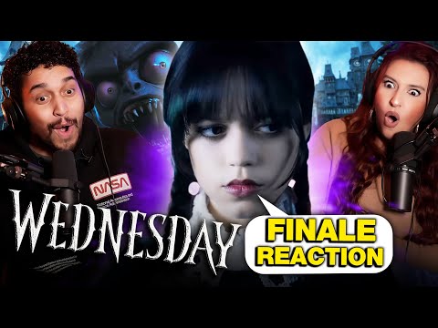 WEDNESDAY EPISODE 8 FINALE REACTION - WHAT AN ENDING! - A Murder of Woes - 1x8