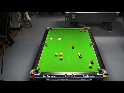 2019 Senior Plate 5 - Round 2 - Ian Cameron v Carl Bromley (Part 1)