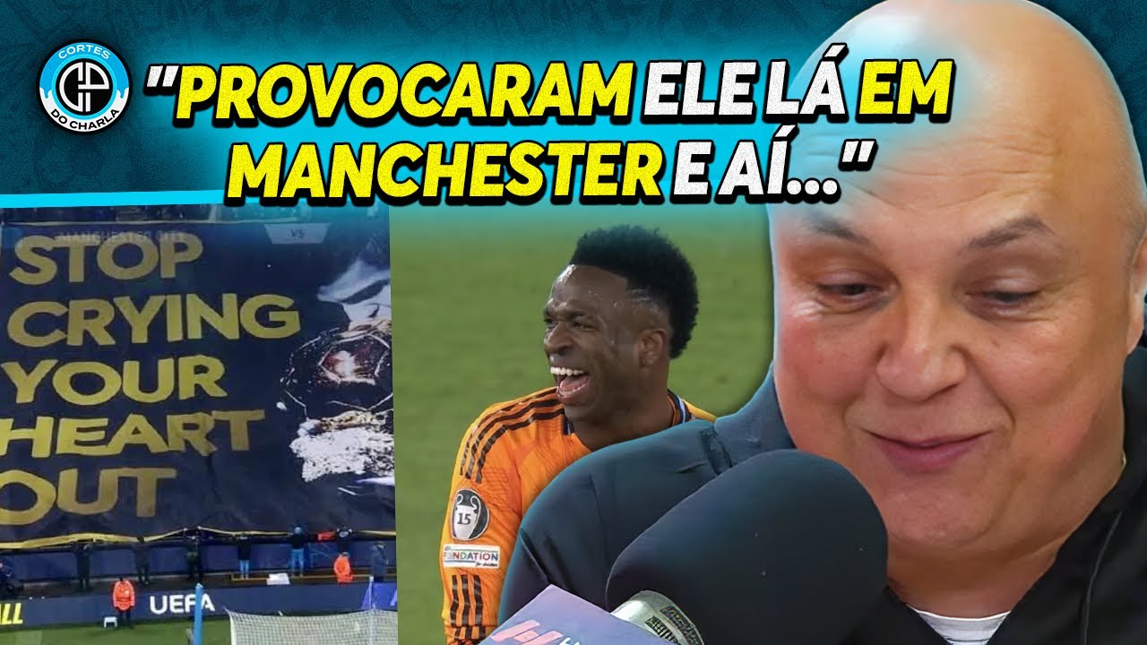 VINI JR PROVOCADO PELA TORCIDA DO MANCHESTER CITY