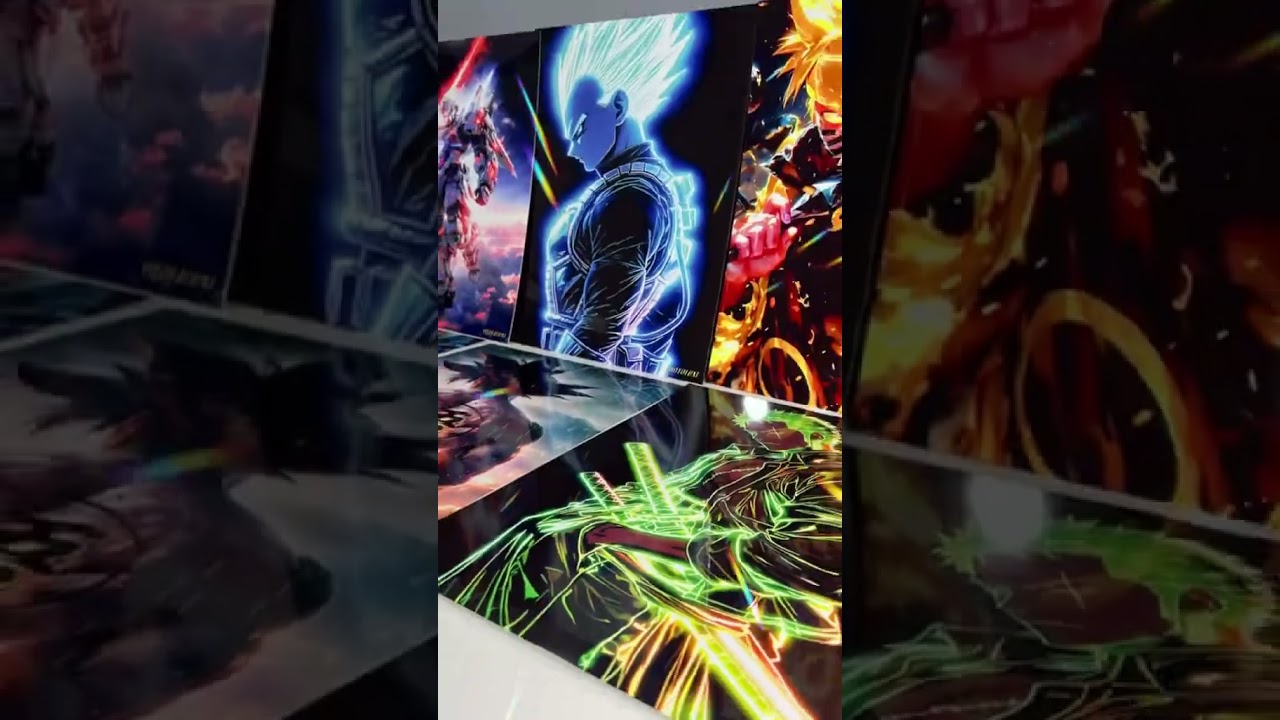 Anime metal print poster #anime #dragonball #naruto #goku #gundam #onepiece #zoro