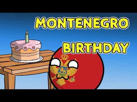 モンテネグロの誕生日パーティー - Countryballs (Montenegro birthday party - Countryballs)
