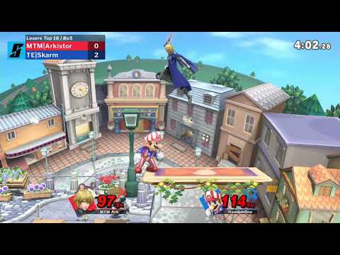 Smash at Park University Losers Top 16 - MTM|Arkistor (Pyra/Mythra/Byleth) vs. TE|SAK|Skarm (Mario