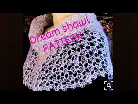 DREAM SHAWL MODEL🔥🔥😍😍#crochet #shawl