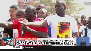 Chaos at ODM sec-gen Edwin Sifuna's Kitengela rally as police disperse thousands at gathering