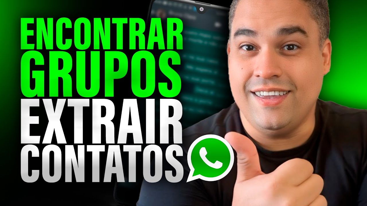 Como ENCONTRAR grupos de WhatsApp e como EXTRAIR contatos de grupos