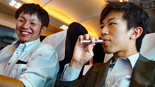 喫煙車大富豪系サラリーマンにグリーン車をおごってもらった6/30-03