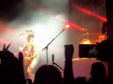 Lawson Singing Price Tag Dressed in Catsuits - Jessie J Dare - Cardiff Great Hall - 13.03.13