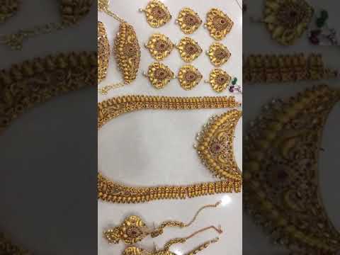 Matt finish bridal sets