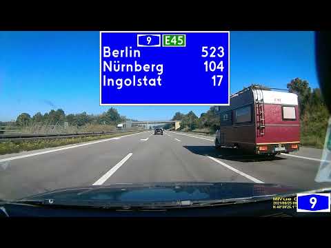 A9: Dreieck Holledau - Lenting / Germany