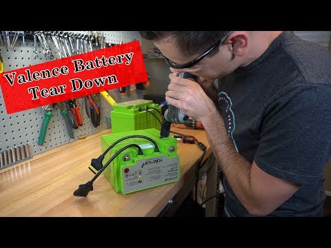 $1,248 Valence RT LiFeMgPO4 Battery Tear Down