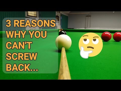 3 Reasons Why You Can't Screw Back!