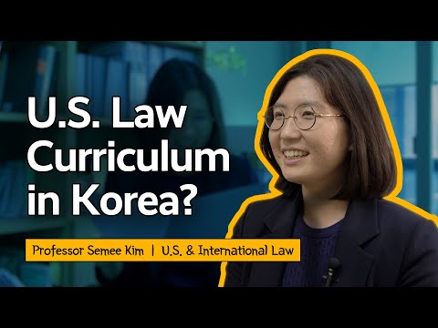 U.S Law Curriculum in Korea? YouTube Thumbnail