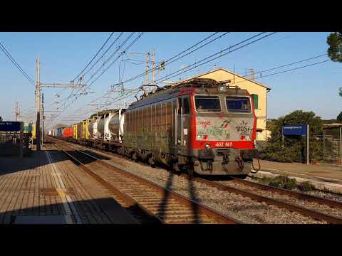 E652 MIR al traino del merci Gallarate - Pomezia