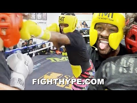 FLOYD MAYWEATHER HUMILIATES YOUTUBER HALF HIS AGE IN NEW SPARRING LEAK; TAGS & TOYS WITH JARVIS