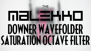 Video thumbnail for Malekko Heavy Industry Downer Wavefolder Saturation Octave Filter by Pedal of the Day