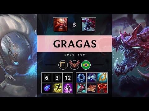 Gragas Top vs Cho'Gath - BR Grandmaster Patch 25.15