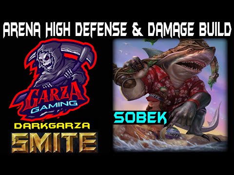 Smite Arena Sobek High Damage & Defense Build | Newbie Friendly GOD | Smite Season 8 Sobek