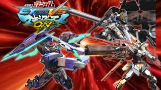 Gundam Extreme Vs. Maxi Boost -  00 Qan[T] Full Saber　Reboans　Dendrobium   Gameplay