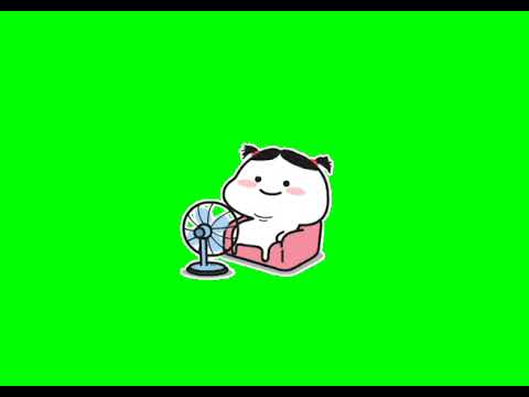Beating The Heat - Green Screen Video For Video Editing - Animated GIF