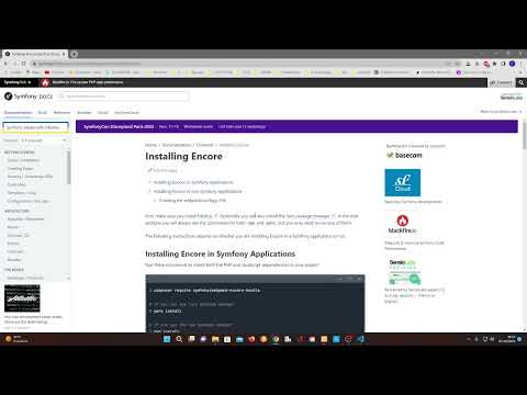 Symfony 6 : Installation de Webpack Encore