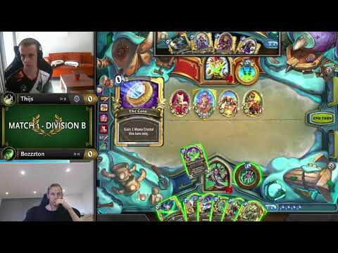 Thijs vs Bozzzton - Division B - Hearthstone Grandmasters Europe 2020 Season 1 - Week 7