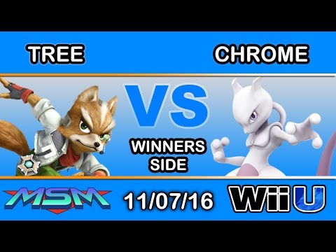 MSM 73 - Tree (Fox) Vs. Chrome (Mewtwo) Winners Side - Smash Wii U