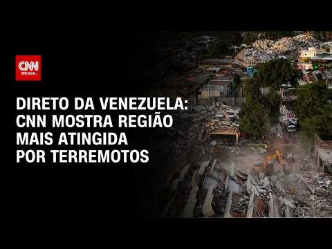 Terremotos na Venezuela: Correspondente mostra região mais afetada por tremores | AGORA CNN