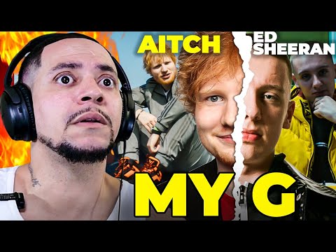 THIS ONE REAL!!!! Aitch x Ed Sheeran - My G (LIVE REACTION)